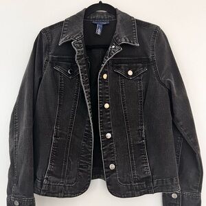 Charter Club Charcoal Denim Jacket